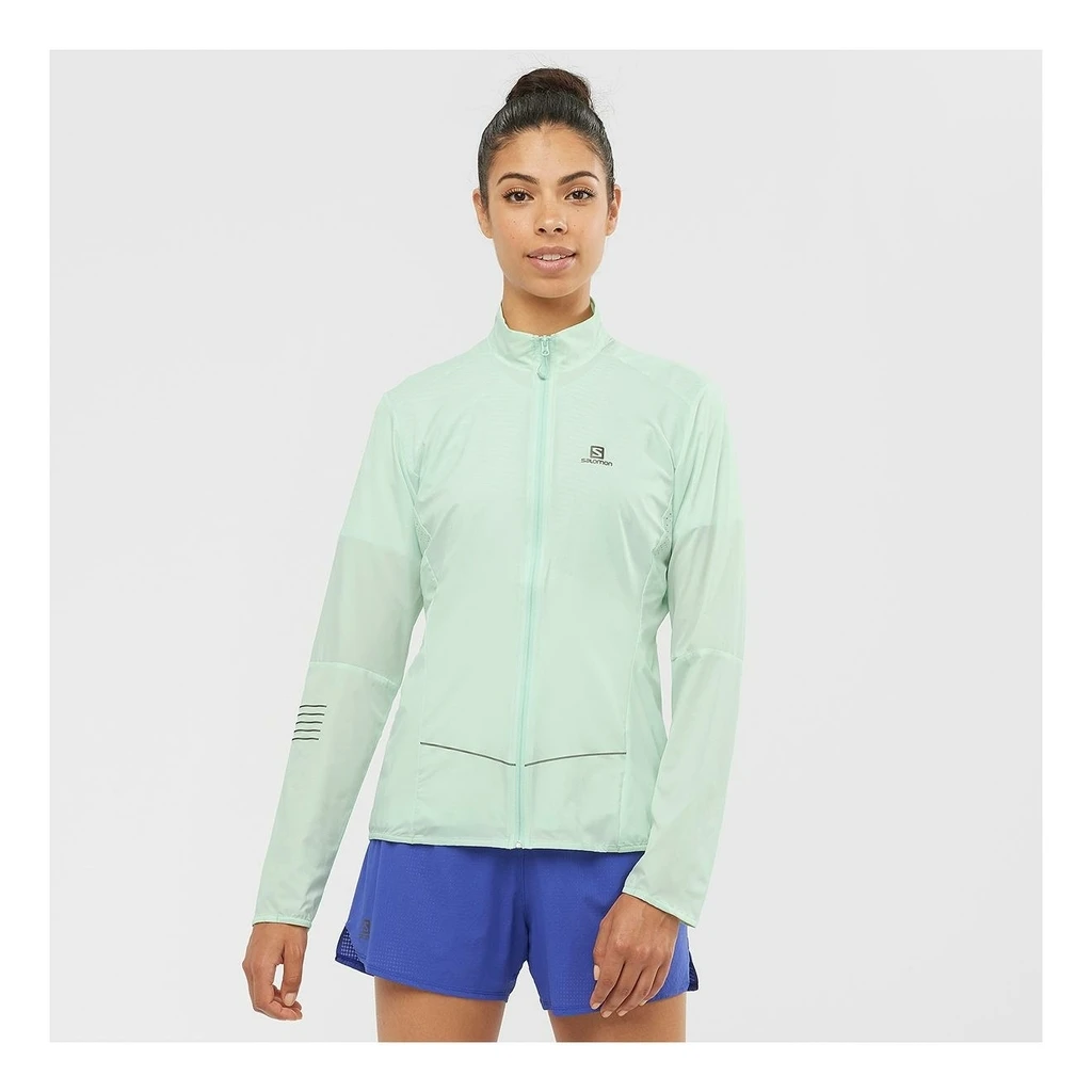Salomon Sense Jacket Femme Vert 2 Salomon Sense Jacket Femme Vert – Image 2