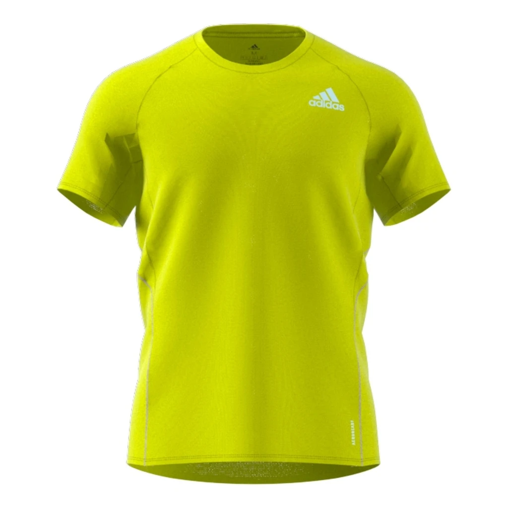 Adidas Runner T-Shirt Homme Jaune Fluo 8 Adidas Runner T-Shirt Homme Jaune Fluo – Image 8