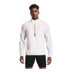 Under Armour Impasse Flow 1/2 Zip Homme Blanc -Tenue Active main 302115 191444 5 43de