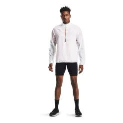 Under Armour Impasse Flow 1/2 Zip Homme Blanc -Tenue Active main 302115 191445 6 ff53