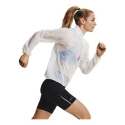 Under Armour Impasse Flow 1/2 Zip Femme Blanc -Tenue Active main 302120 191453 7 5da0