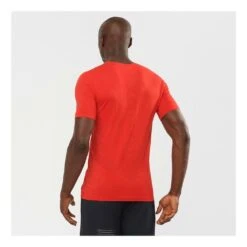Salomon Sense Seamless T-Shirt Homme Rouge 7 Salomon Sense Seamless T-Shirt Homme Rouge -Tenue Active main 305628 193963 3 1d6e