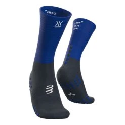 Compressport Mid Compression Socks Homme Bleu