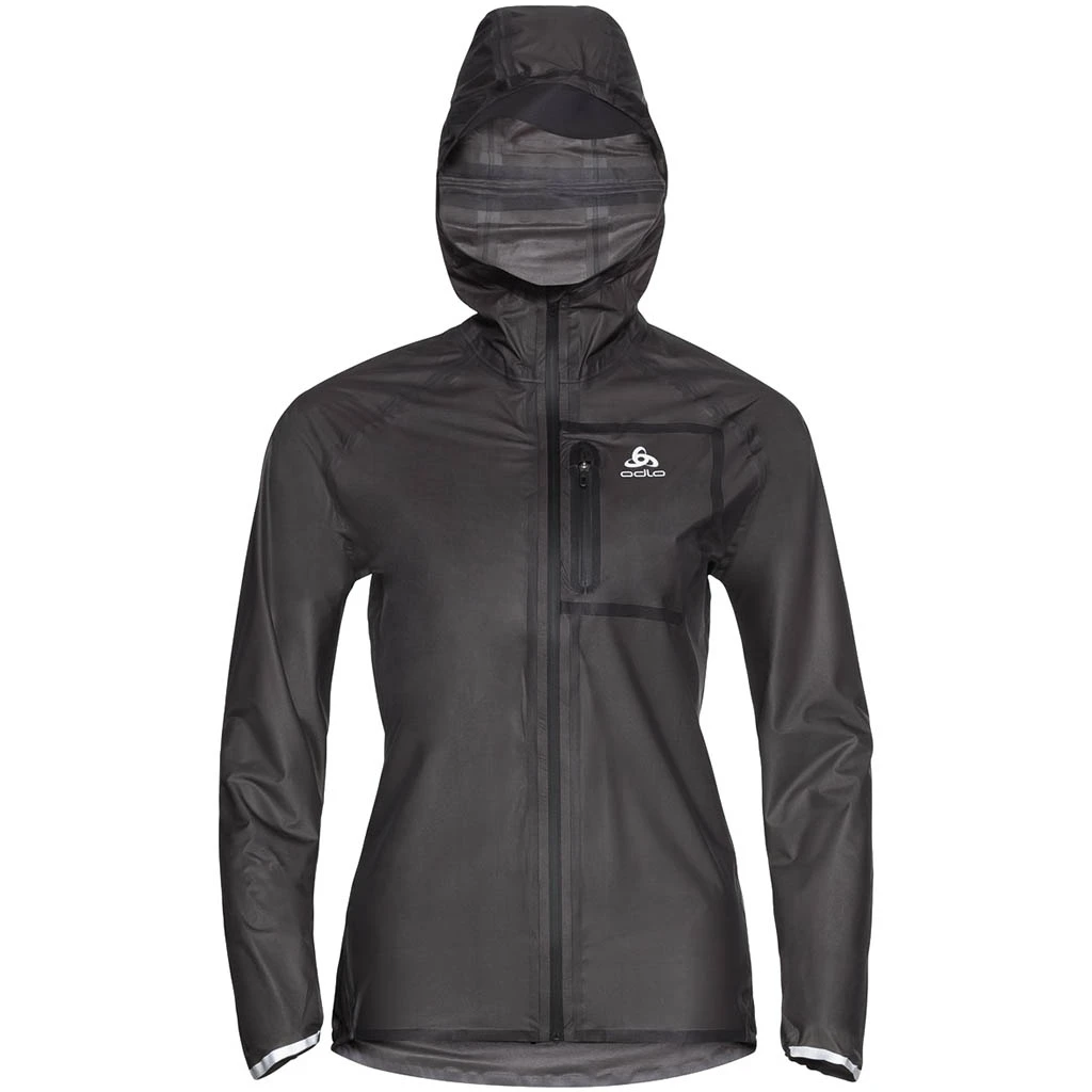 Odlo Veste Zeroweight Dual Dry Waterproof Femme Noir 2 Odlo Veste Zeroweight Dual Dry Waterproof Femme Noir – Image 2