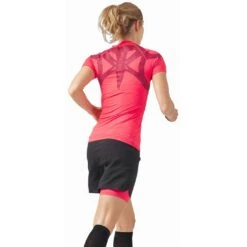 Odlo T-Shirt Short Sleeve Crew Neck Active Spine Femme -Tenue Active main 313271 30782 Model Back Crop 1 ebc8