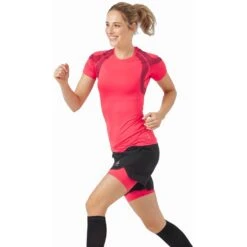 Odlo T-Shirt Short Sleeve Crew Neck Active Spine Femme -Tenue Active main 313271 30782 Model Front Crop 1 98b4