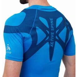 Odlo T-Shirt Short Sleeve Crew Neck Active Spine Homme -Tenue Active main 313272 20865 Model Detail Crop 1 1f24