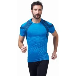 Odlo T-Shirt Short Sleeve Crew Neck Active Spine Homme -Tenue Active main 313272 20865 Model Front Crop 1 27f7