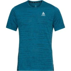 Odlo Zeroweight Engineered CT Short Sleeve Crew Neck Homme Bleu