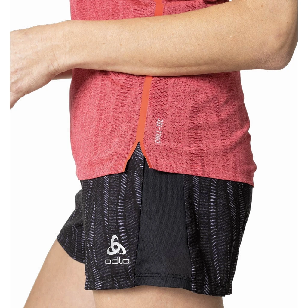 Odlo T-Shirt Manches Courtes Zeroweight Enginee Femme 3 Odlo T-Shirt Manches Courtes Zeroweight Enginee Femme – Image 3