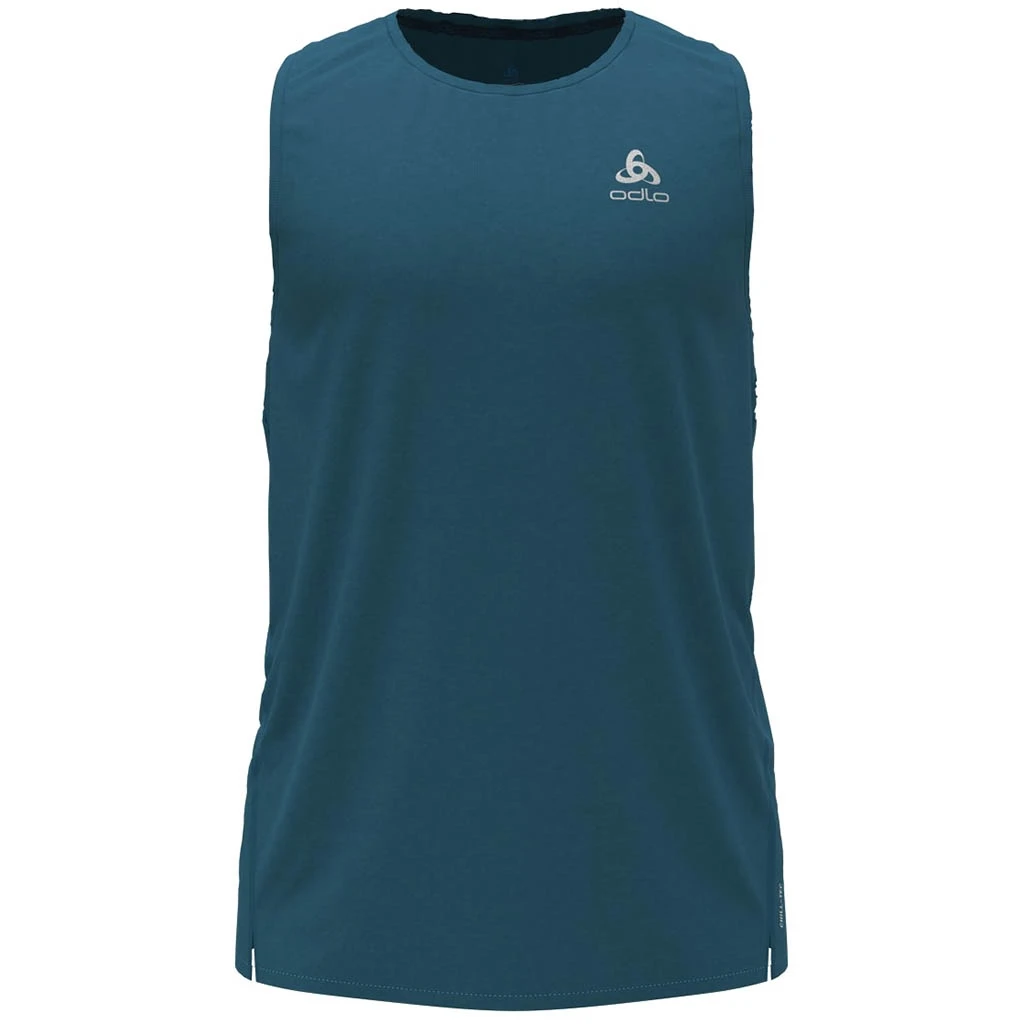 Odlo Debardeur Zeroweight Chill-Tech Homme Bleu 1 Odlo Debardeur Zeroweight Chill-Tech Homme Bleu