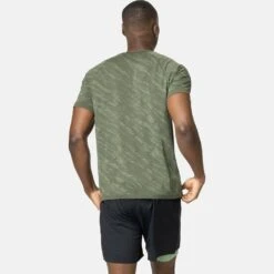 Odlo T-Shirt Manches Courtes Zeroweight Ceramic Homme Vert -Tenue Active main 313972 21039 Model Back Crop 1 cbfa