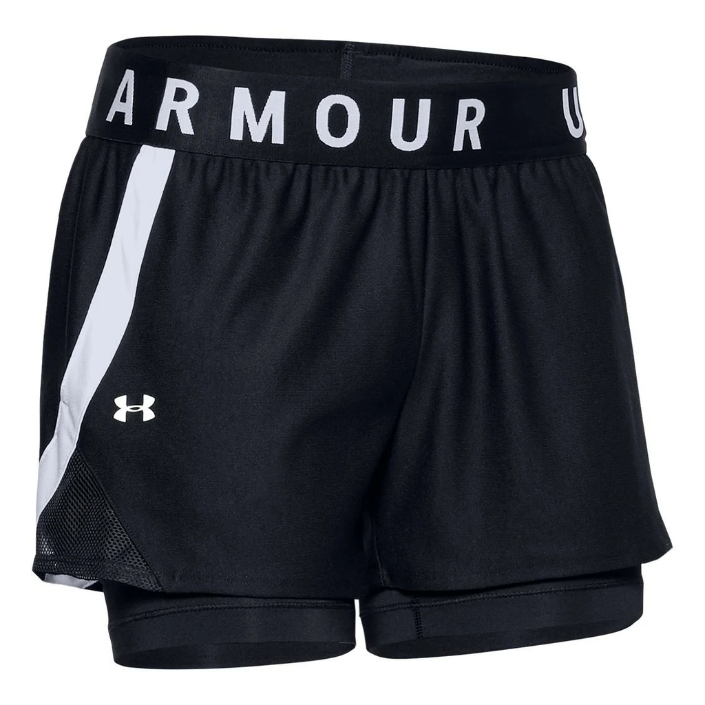 Under Armour Play Up 2In1 Short Femme Noir 1 Under Armour Play Up 2In1 Short Femme Noir