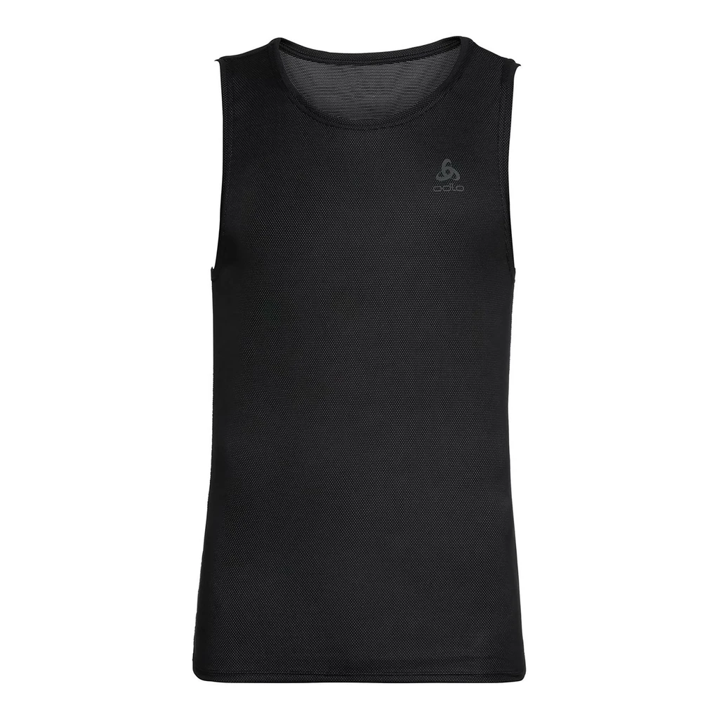Odlo Base Layer Top Crew Neck Tank Active F-Dry Light Homme Noir 1 Odlo Base Layer Top Crew Neck Tank Active F-Dry Light Homme Noir