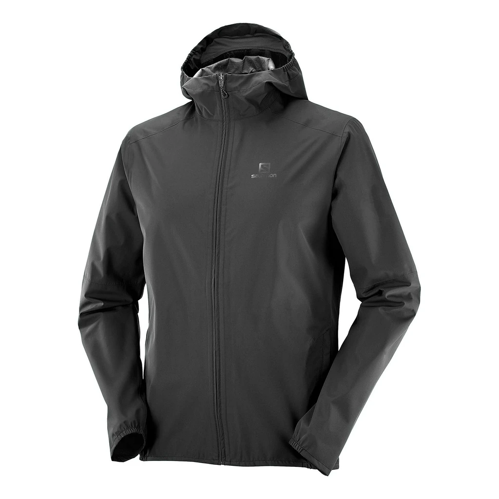 Salomon Essential WaterProof 2.5L Jacket Homme Noir 1 Salomon Essential WaterProof 2.5L Jacket Homme Noir