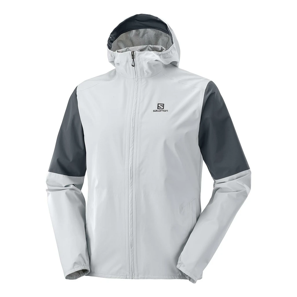 Salomon Essential WaterProof 2.5L Jacket Homme Blanc 1 Salomon Essential WaterProof 2.5L Jacket Homme Blanc