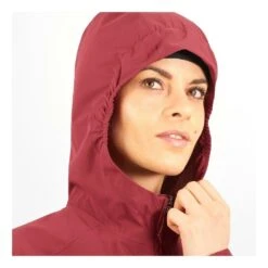 Salomon Essential WaterProof 2.5L Jacket Femme Rouge -Tenue Active main 321999 206353 3 75ea