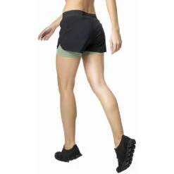 Odlo Short 2 En 1 Zeroweight 3 Inch Femme Noir -Tenue Active main 322561 60281 Model Back Crop 1 a677