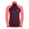 Odlo Zeroweight Warm Hybrid Jacket Femme Rose