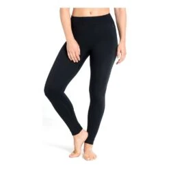 Odlo Base Layer Bottom Long Performance Warm Eco Femme Noir -Tenue Active main 322679 206742 3 9d85