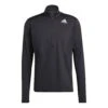 Adidas Own The Run 1/2 Zip Long Sleeve T-Shirt Homme Noir