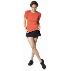 Odlo Jupe X-Alp Femme Rouge -Tenue Active main 323361 60280 Model Front FullBody 1 2d8b