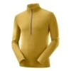 Salomon Outline Half Zip Mid Homme Jaune Moutarde