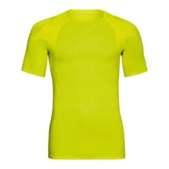 Odlo Active Spine T-Shirt Short Sleeve Crew Neck Homme Jaune