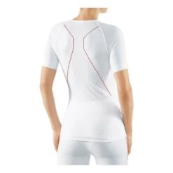 Falke Warm Shortsleeved Shirt Tight Femme Blanc -Tenue Active main 328343 210498 5 0a81