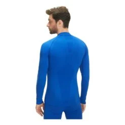 Falke Warm Longleeved Shirt Turtleneck Homme Bleu -Tenue Active main 329793 212018 7 65de