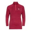 Odlo Run Easy Warm Midlayer 1/2 Zip Femme Framboise