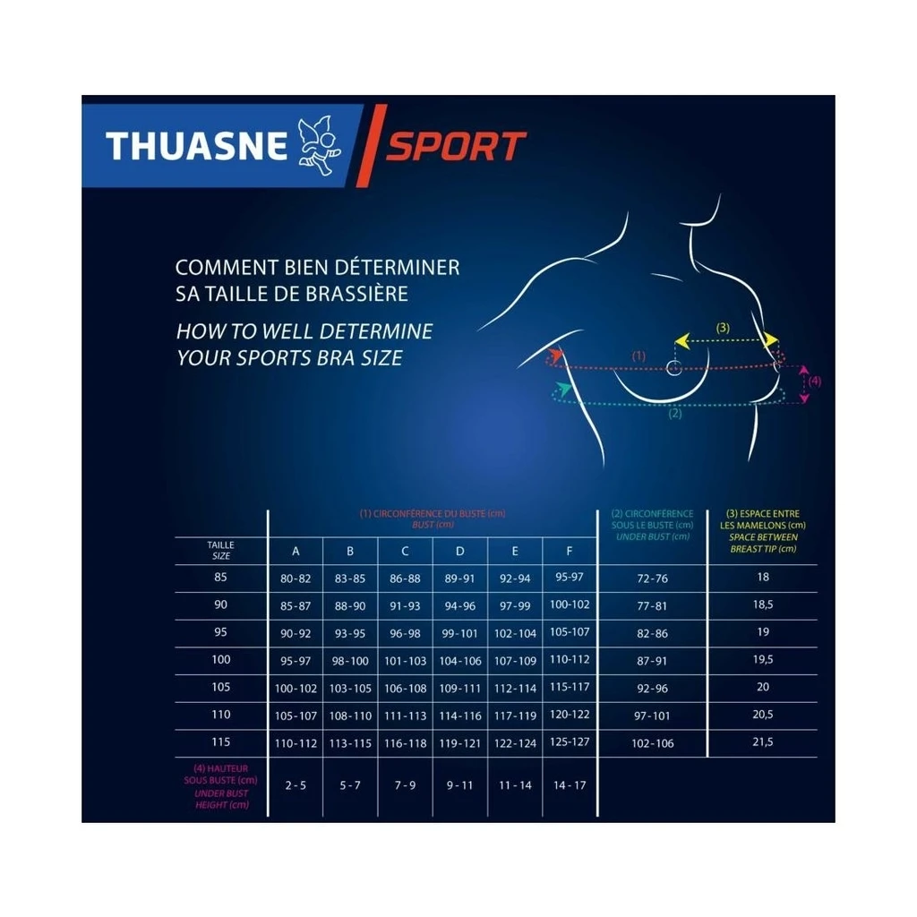 Thuasne Brassière Activ Sport Bra Femme Gris 6 Thuasne Brassière Activ Sport Bra Femme Gris – Image 6