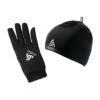 Odlo Set Polyknit Hat Plus Gloves Homme Noir