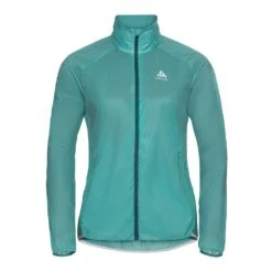 Odlo Zeroweight Dual Dry Water Resist Jacket Femme Bleu