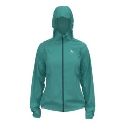 Odlo Zeroweight Dual Dry Water Resist Jacket Femme Bleu -Tenue Active main 339679 219339 5 a0c0
