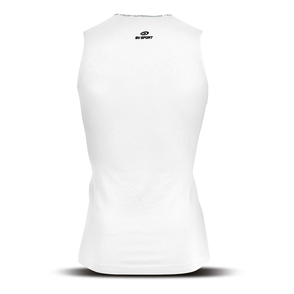 BV Sport RTech Evo 2 Sans Manche Homme Blanc 3 BV Sport RTech Evo 2 Sans Manche Homme Blanc – Image 3