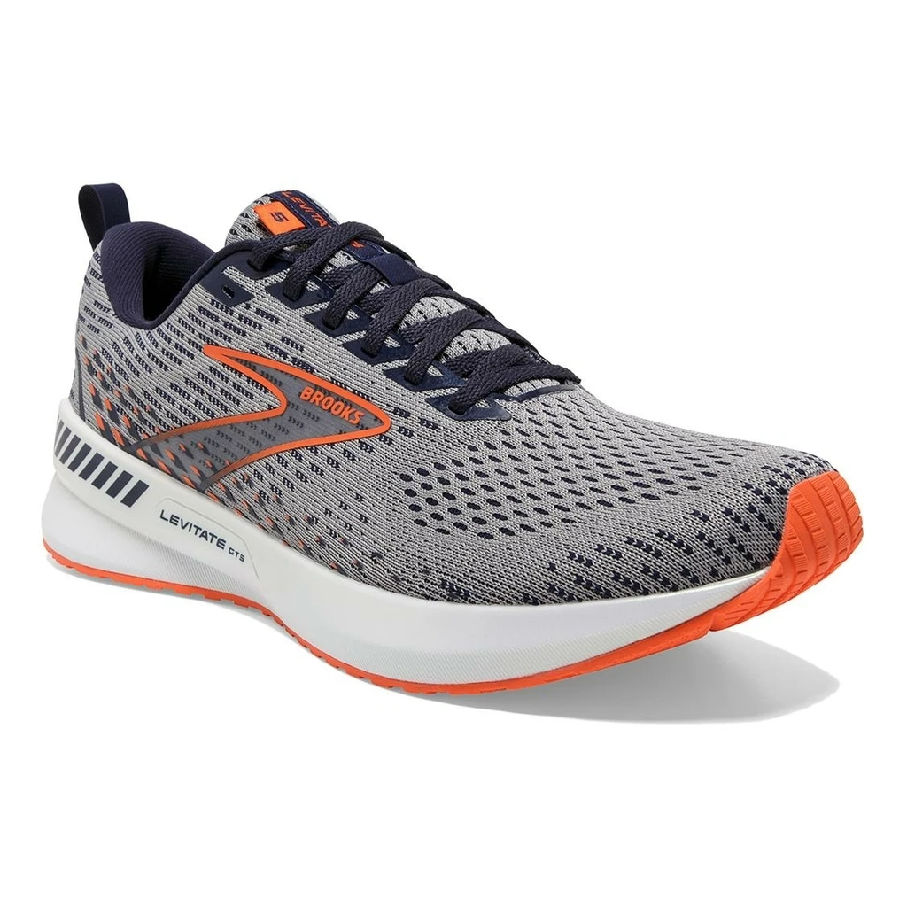 Brooks Running Levitate GTS 5 Homme Gris 2 Brooks Running Levitate GTS 5 Homme Gris – Image 2