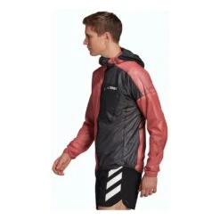 Adidas Agravic Rain Jacket Homme Rouge -Tenue Active main 346097 225845 3 7480