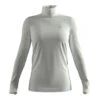 Salomon Comet Seamless Half Zip Femme Blanc