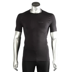 Falke Maillot Athletic MC Homme Noir