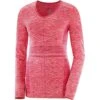 Salomon Elevate MoveOn Long Sleeve Tee Femme Rose