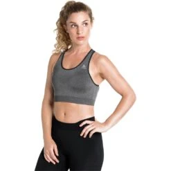 Odlo Brassiere Seamless Medium Ceramicool Femme Gris 8 Odlo Brassiere Seamless Medium Ceramicool Femme Gris -Tenue Active main 449858 0c73