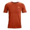 Under Armour Seamless Run Short Sleeve Homme Orange