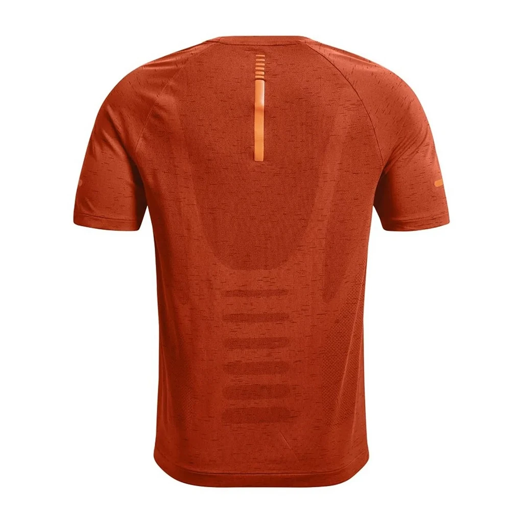 Under Armour Seamless Run Short Sleeve Homme Orange 2 Under Armour Seamless Run Short Sleeve Homme Orange – Image 2