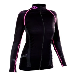 BV Sport Haut Technique Anatomical Shirt Zip Nature 3 Femme