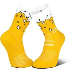 BV Sport Socquette Trail Collector ”Nutri” Biere 36/38 Jaune