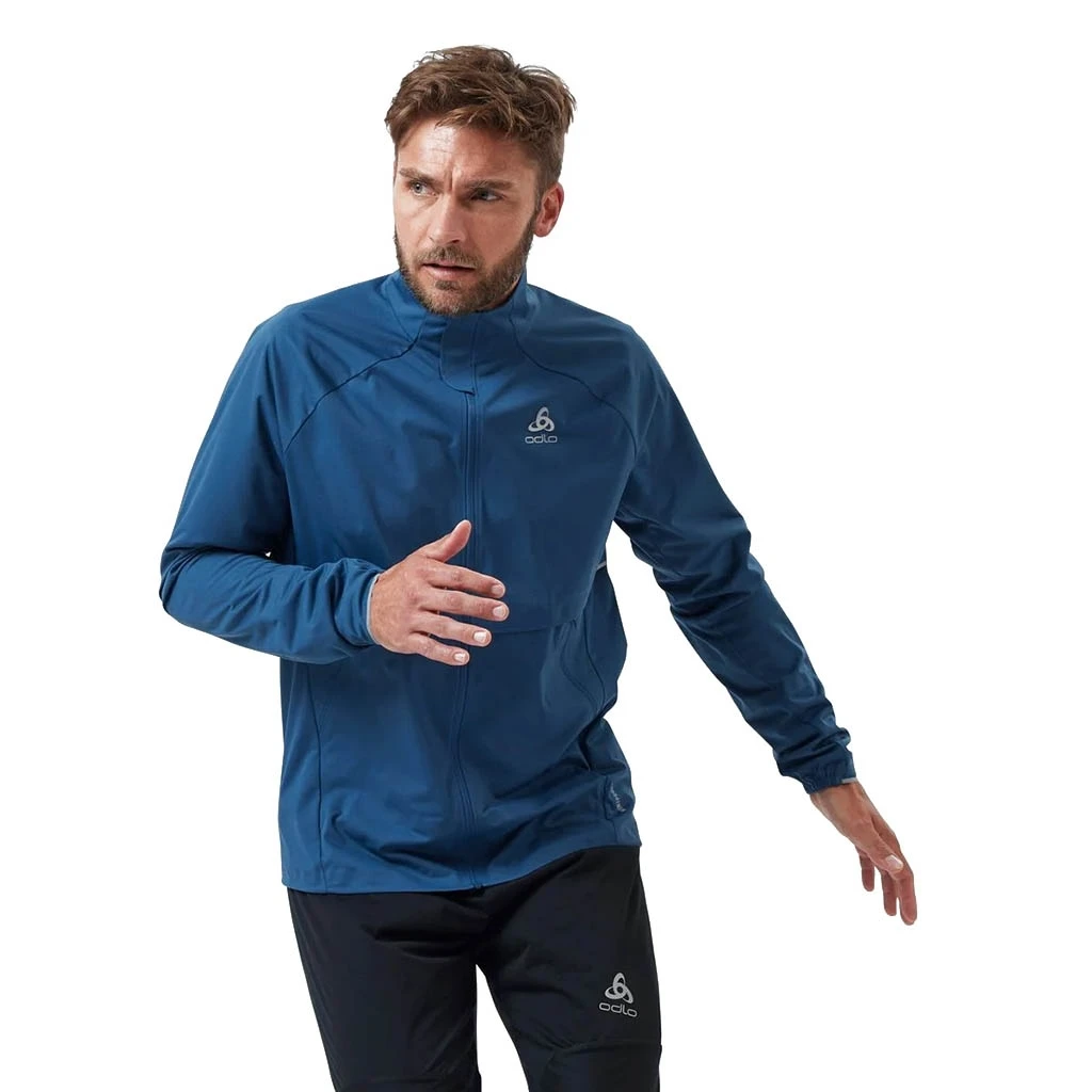 Odlo Jacket Zeroweight Pro Warm Homme Bleu 2 Odlo Jacket Zeroweight Pro Warm Homme Bleu – Image 2