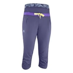 Salomon Muladhara 3/4 Pant Abyss Blue Femme Violet