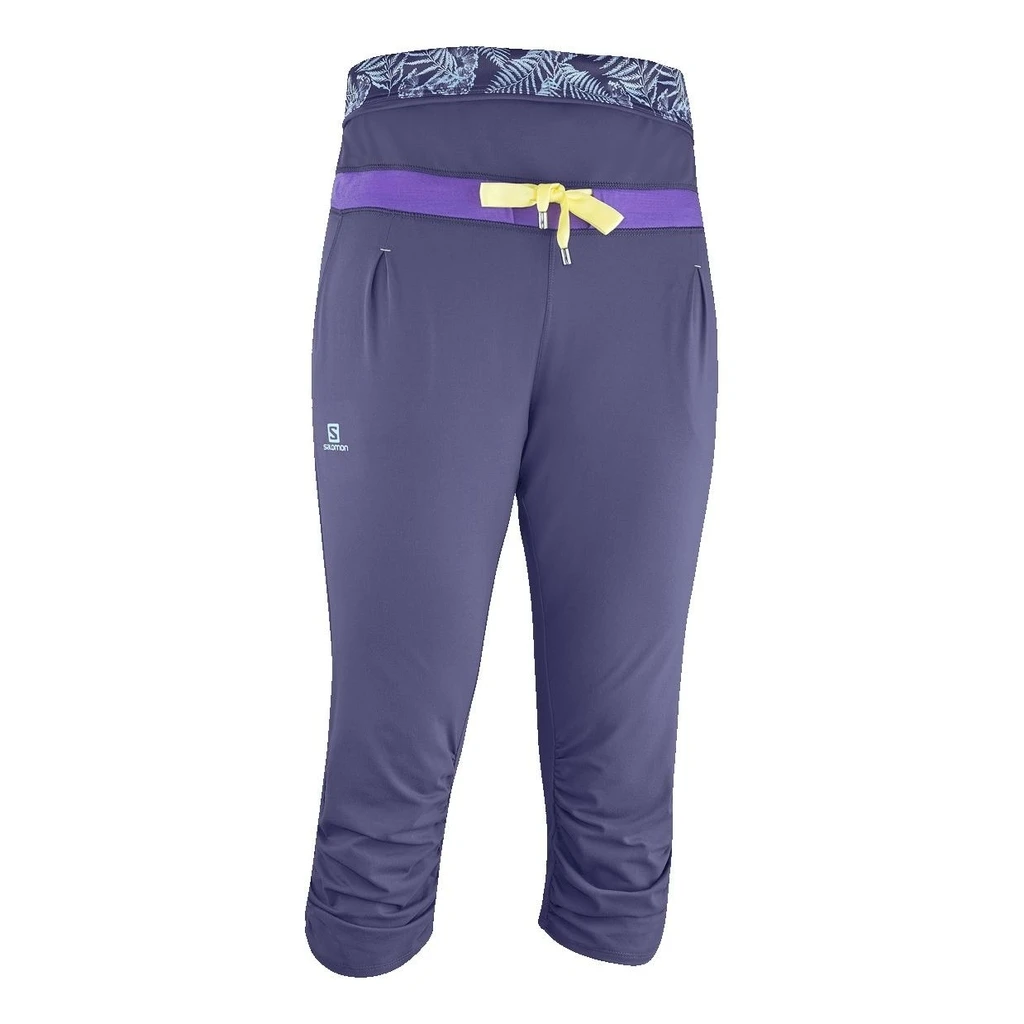 Salomon Muladhara 3/4 Pant Abyss Blue Femme Violet 1 Salomon Muladhara 3/4 Pant Abyss Blue Femme Violet