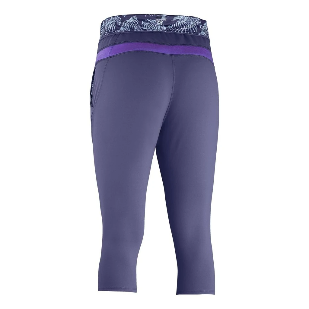 Salomon Muladhara 3/4 Pant Abyss Blue Femme Violet 2 Salomon Muladhara 3/4 Pant Abyss Blue Femme Violet – Image 2